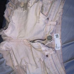 shorts, they are like a light pink